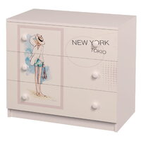 Комод на 3 ящики New York