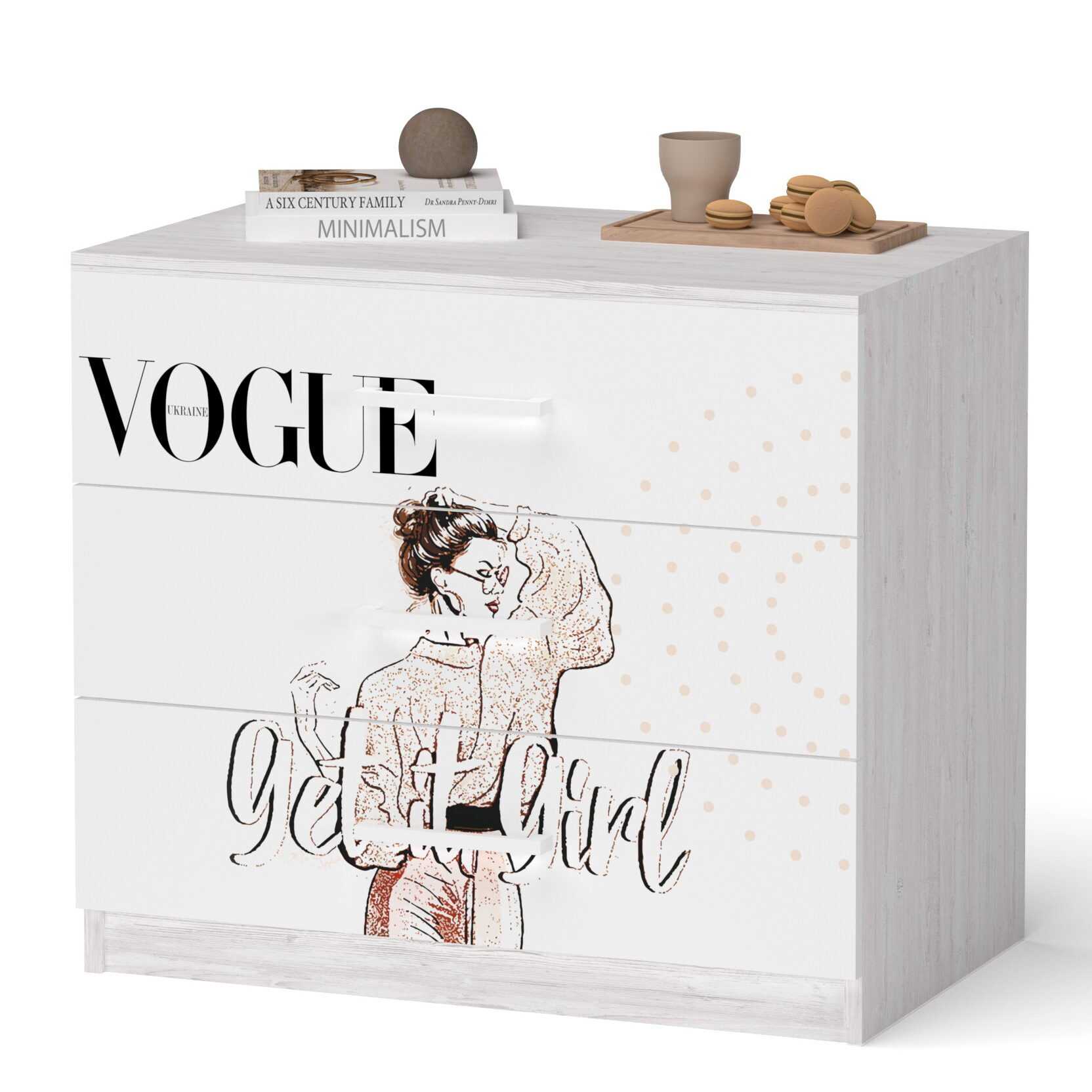 Комод на 3 ящики Vogue Аляска