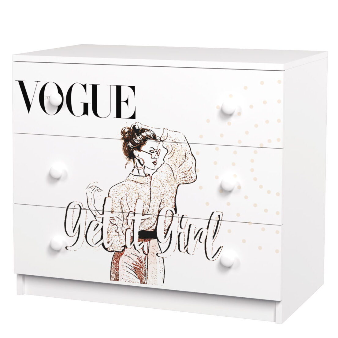 Комод на 3 ящики Vogue