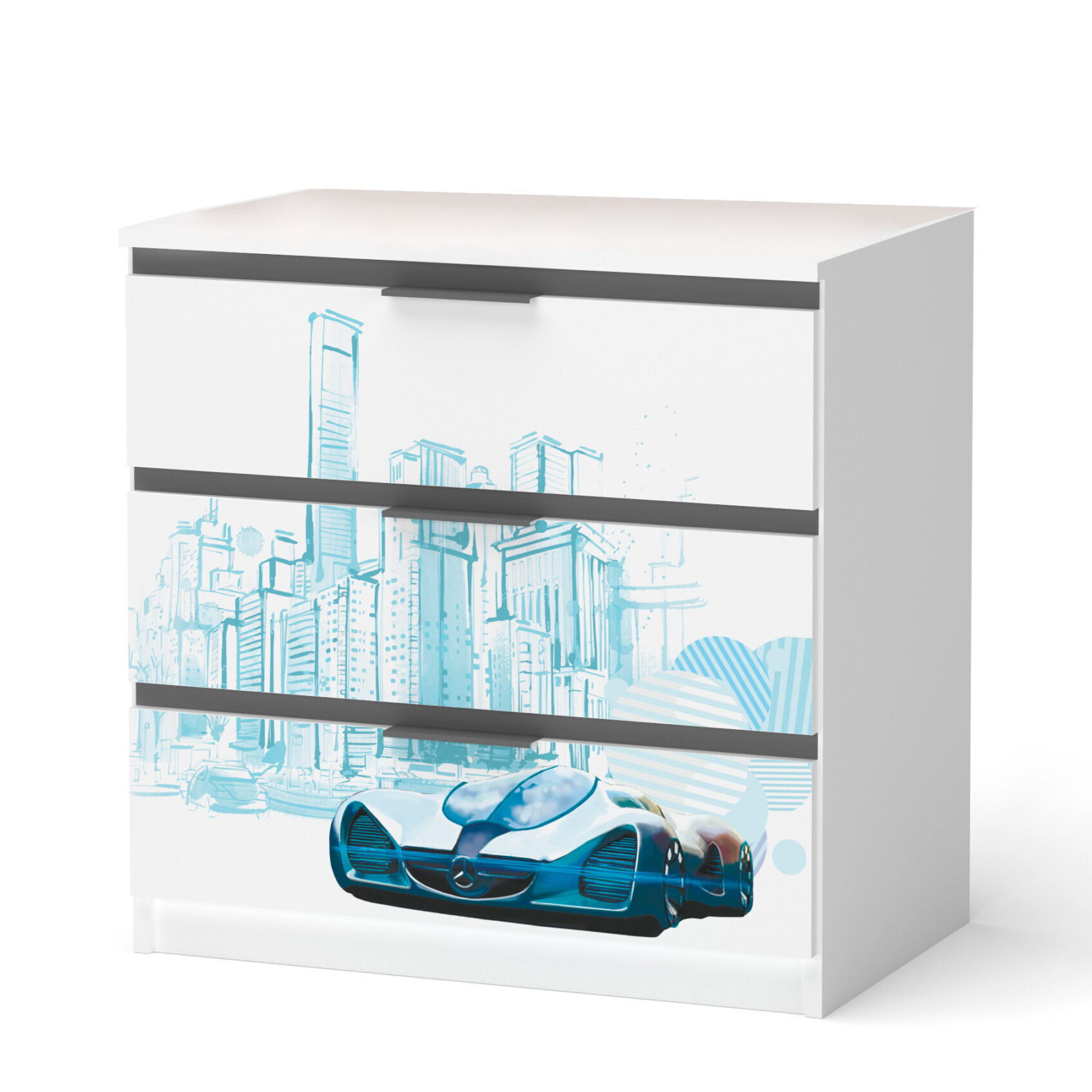 Принт комоду на 3 ящики Auto Dream