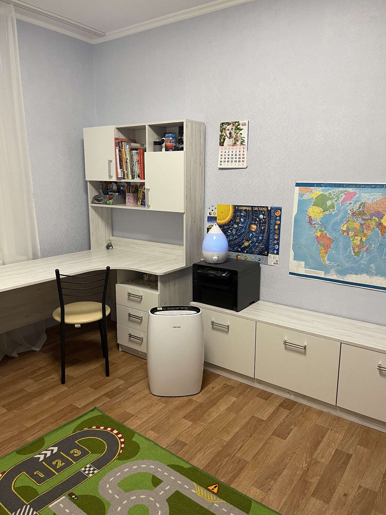 Стіл і тумба під телевізор аляска білі
