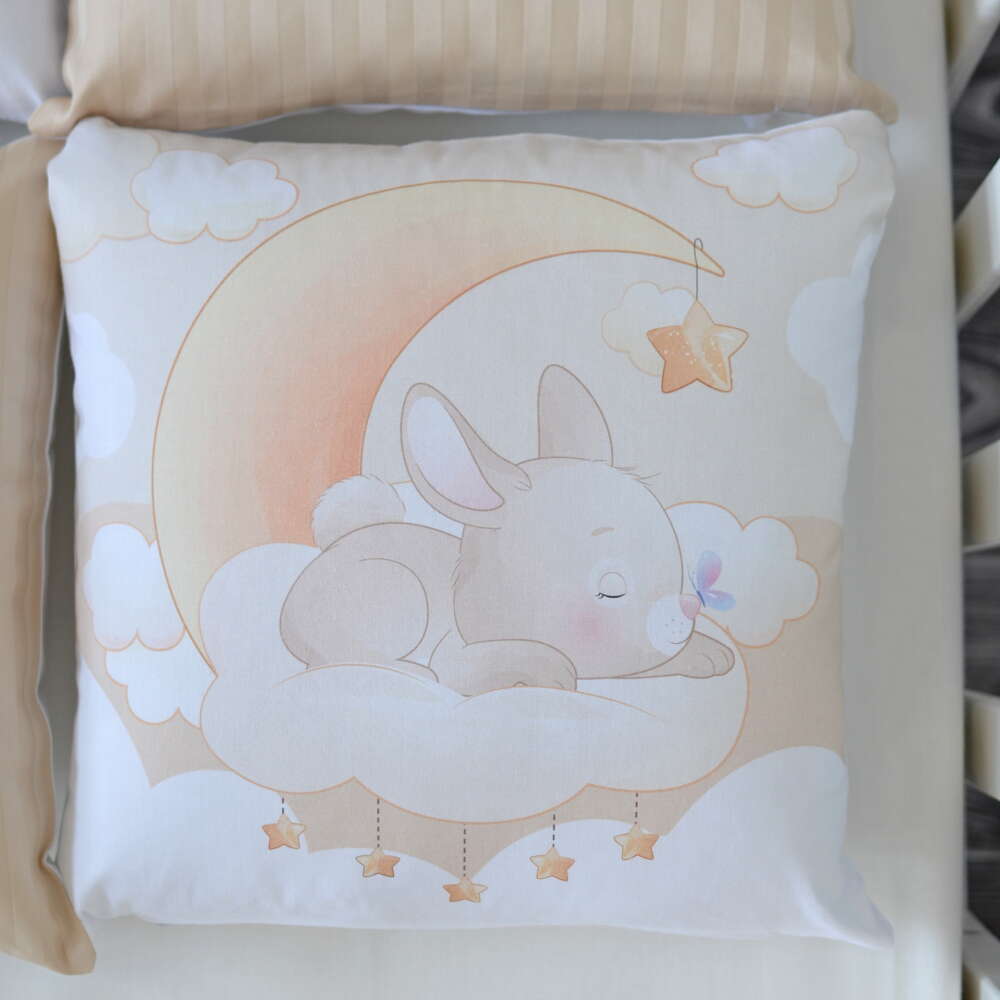 Bunny постільний комплект для дитини подушка