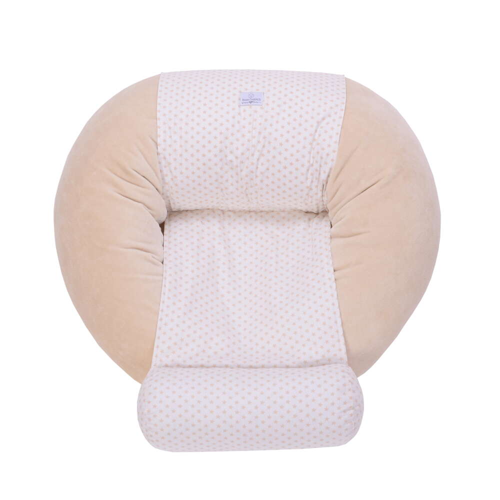 Подушка для годування Comfort Lux Velour stars beige