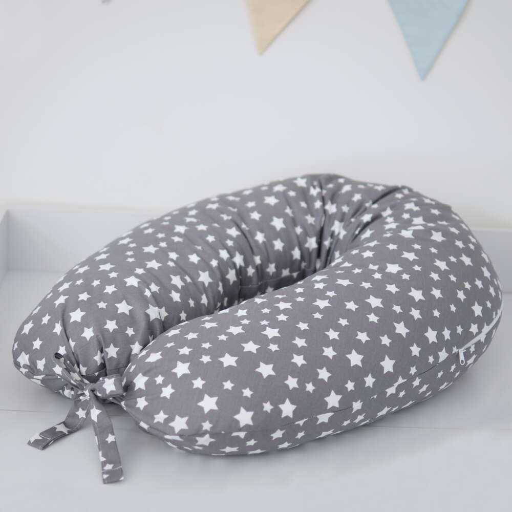 подушка для годування Smiling grey