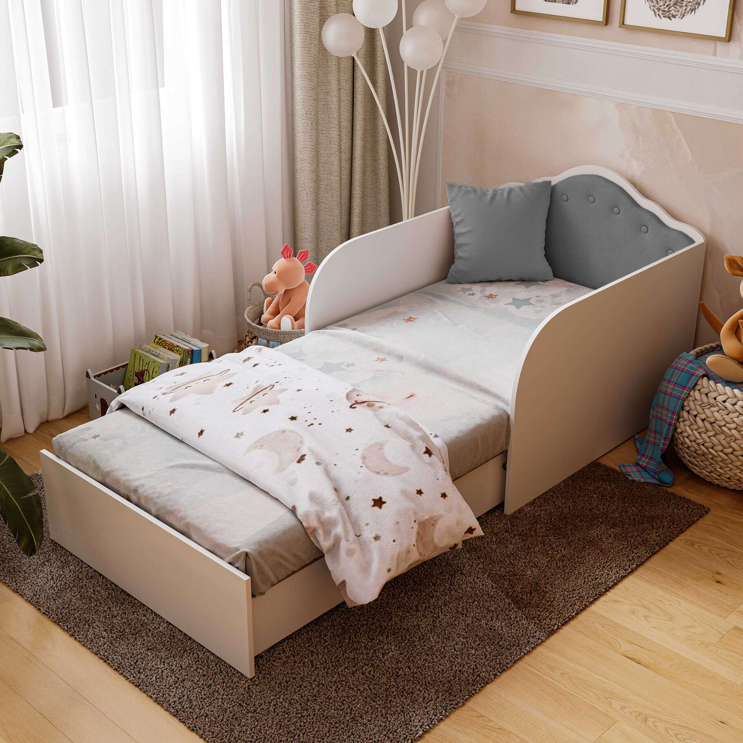 Princess 3 allure grey  крісло розкладене|