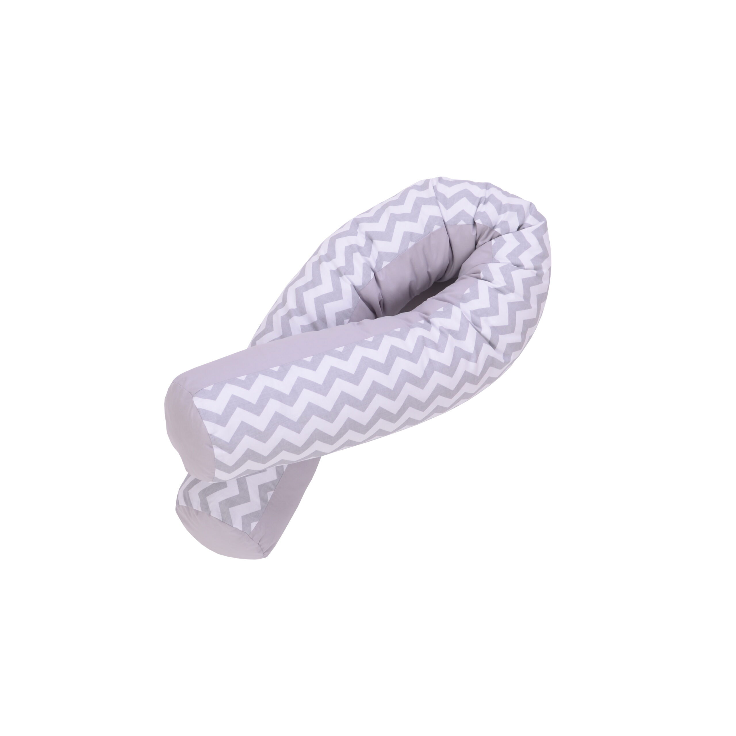 Подушка для годування Comfort Long zigzag gray для немовлят фон
