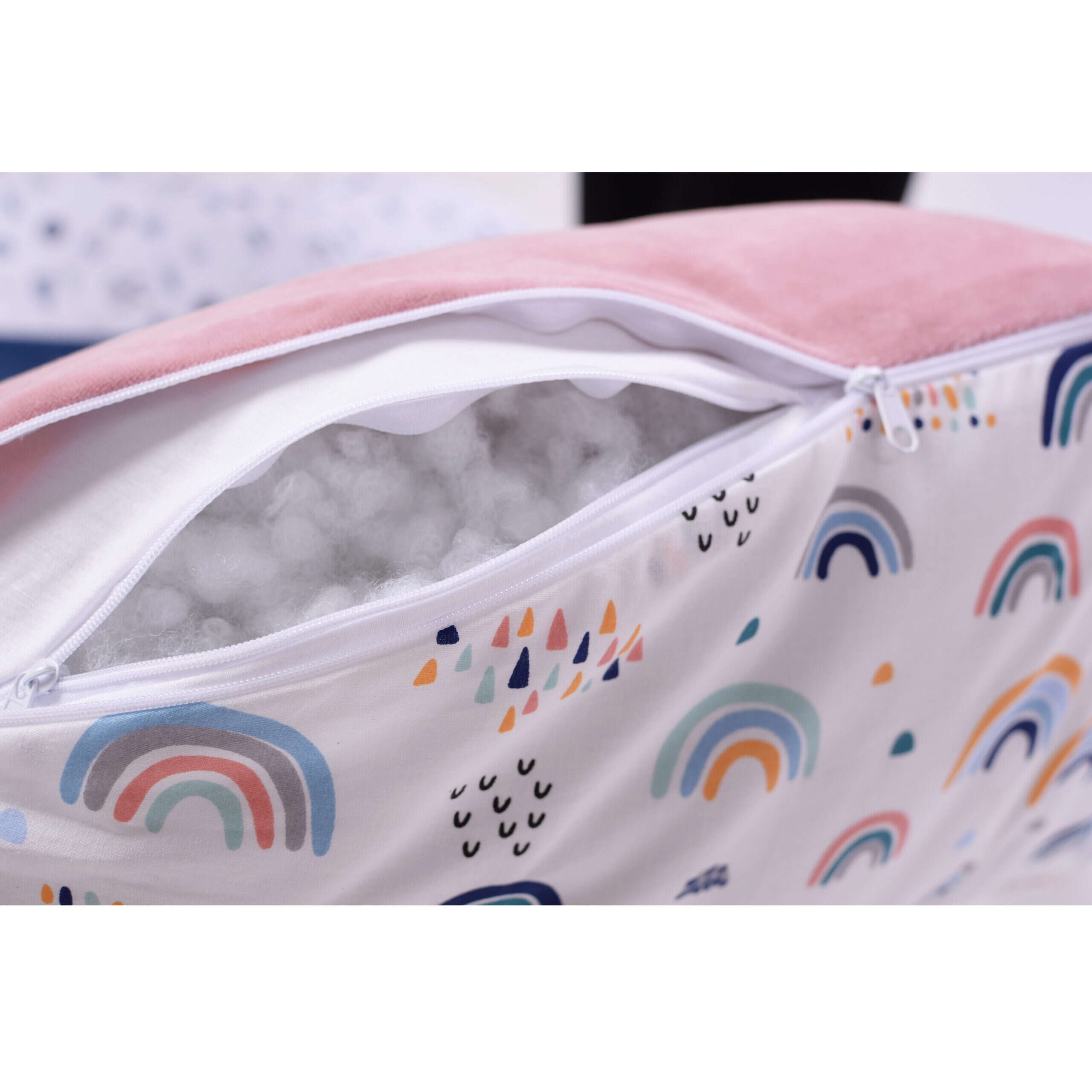 Подушка для годування Comfort Dream Velour Rainbow для немовлят