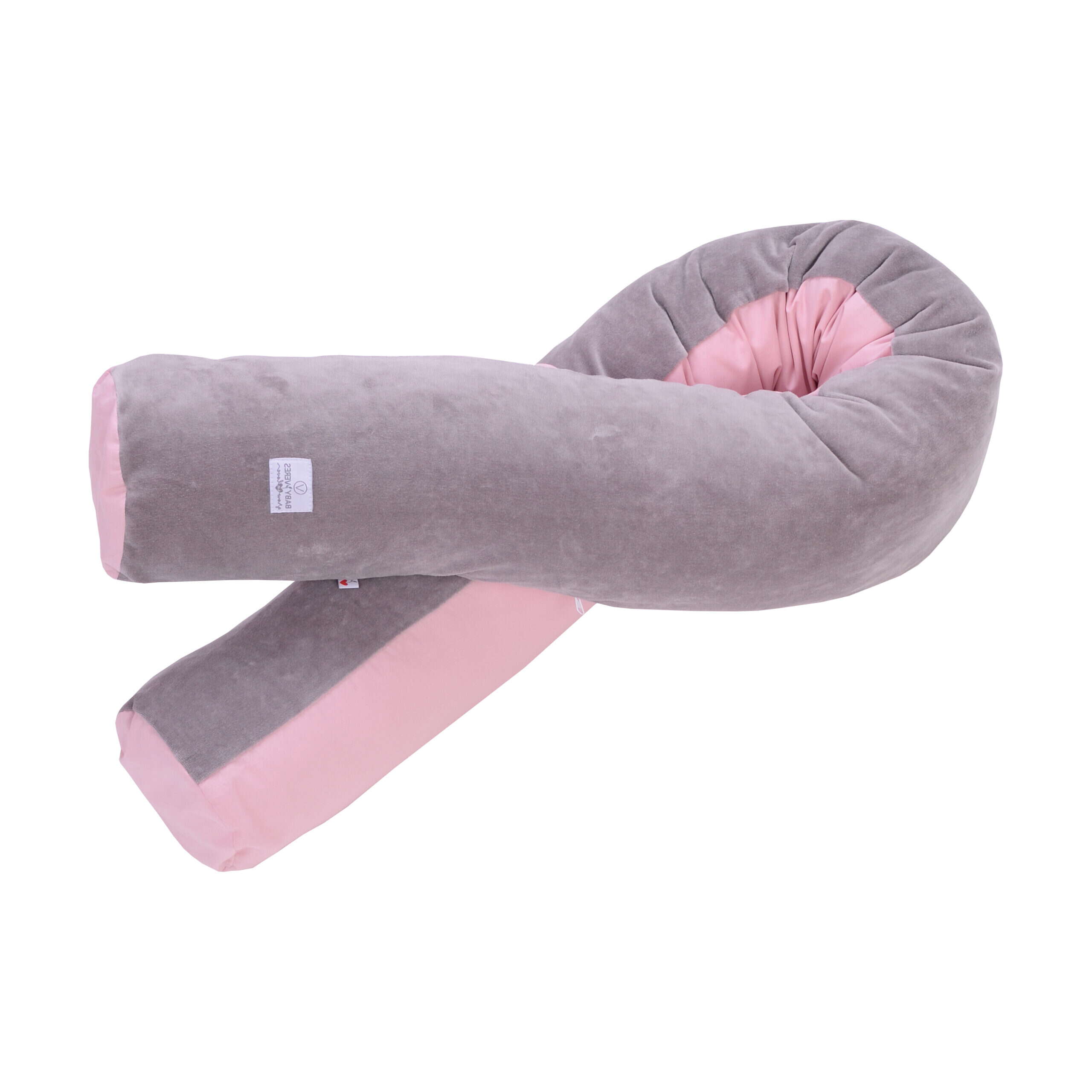 Подушка для годування Comfort Long Velour taupe-rose для немовлят