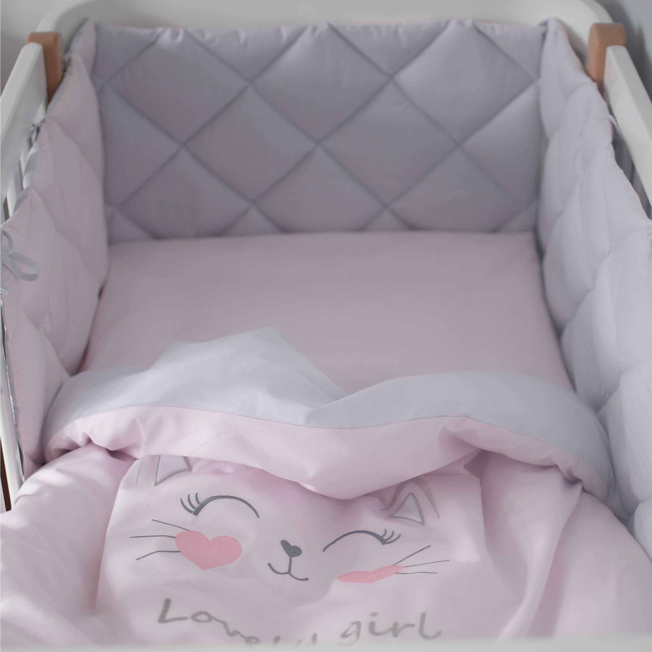 Постільний комплект Cuties Lovely girl з 6 одиниць принт