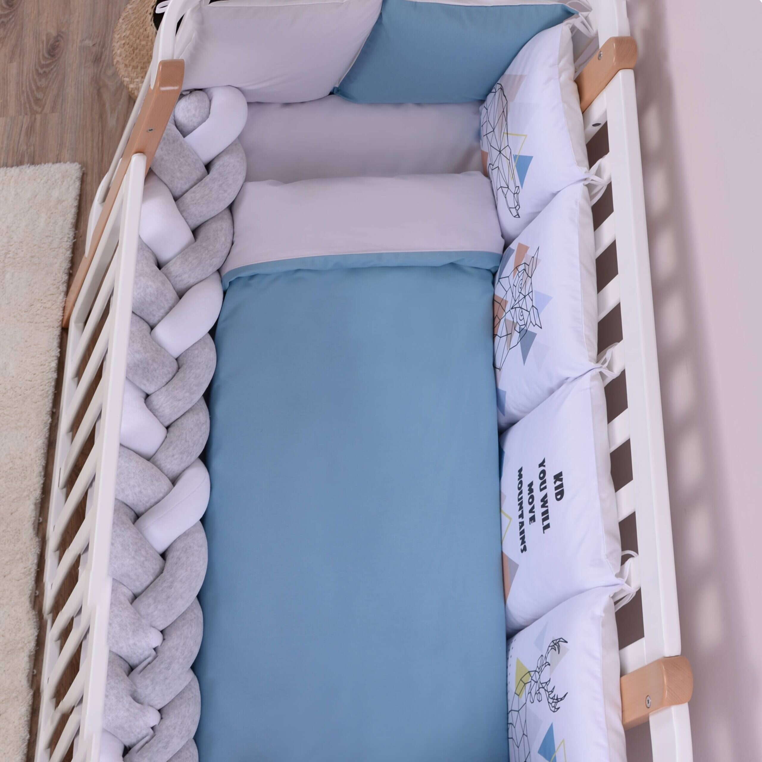 Постільний комплект Classic Scandi blue з 7 одиниць верх