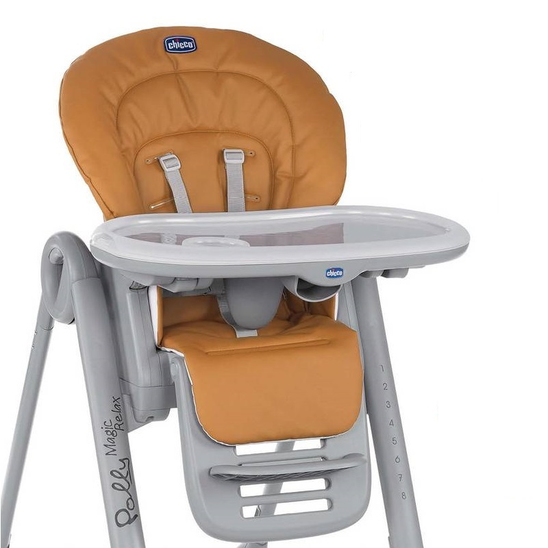 Стульчик для кормления Полли Мэджик Релакс Chicco, золотистый столешница детали