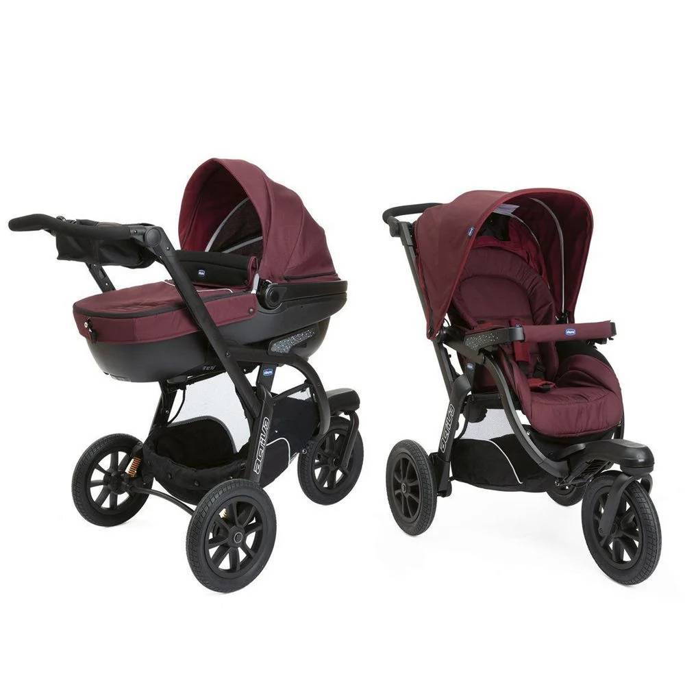 Коляска 2 в 1 Актів 3 Chicco, червона