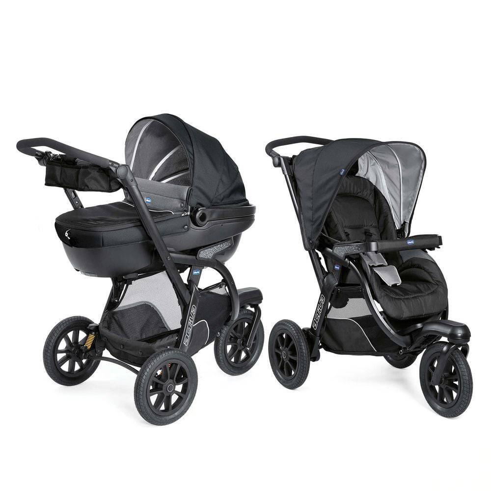 Коляска 2 в 1 Activ 3 Chicco, чорна