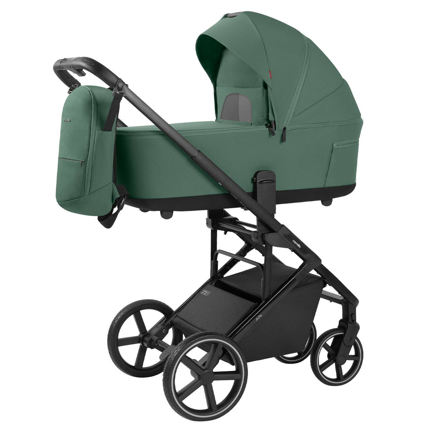 Коляска 2 в 1 Alfa Carrello, зелена
