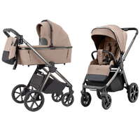 Коляска 2 в 1 Omega Carrello, бежева дві разом