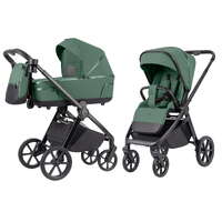 Коляска 2 в 1 Omega plus Carrello, зелена дві разом