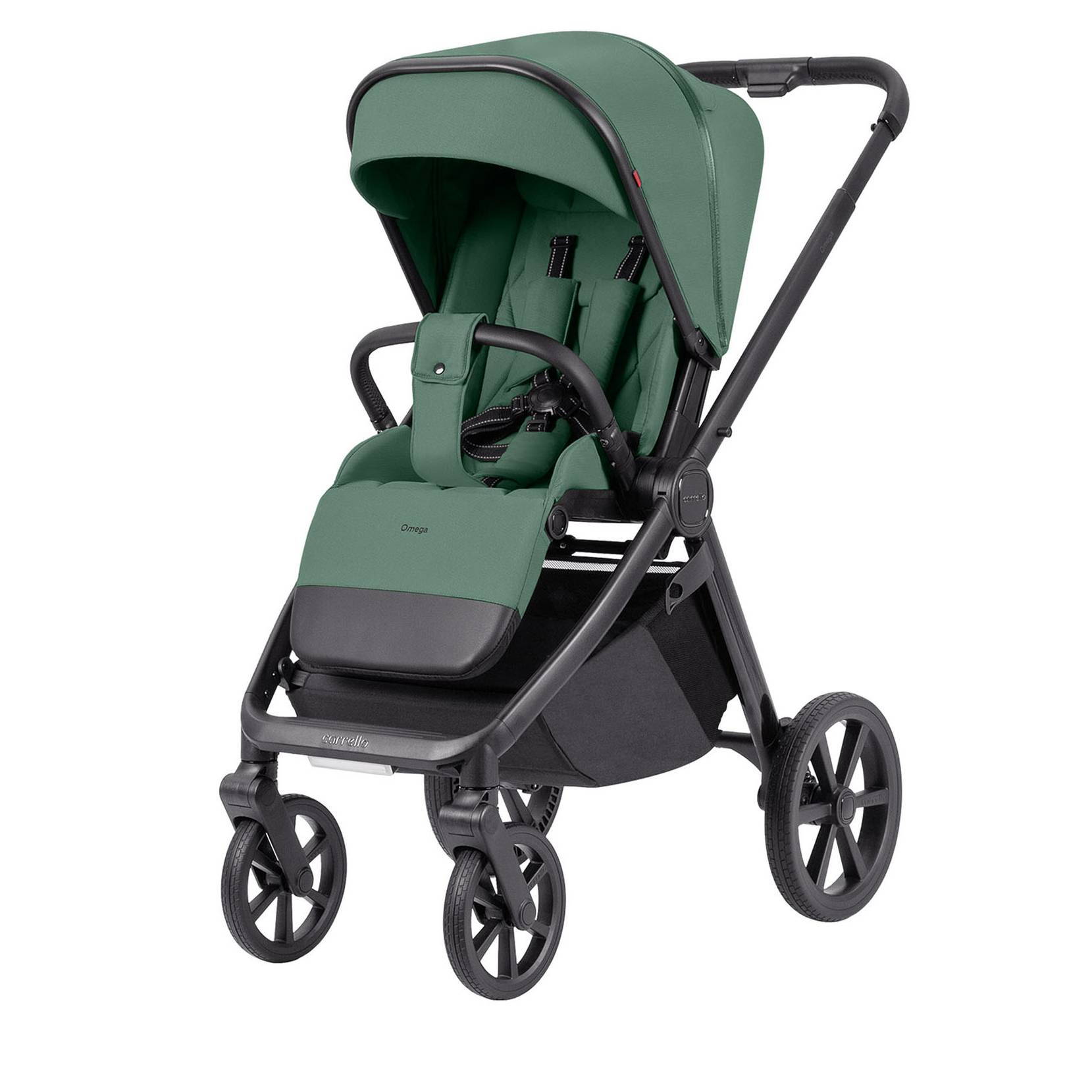 коляска 2 в 1 Omega plus зелена прогулянкова
