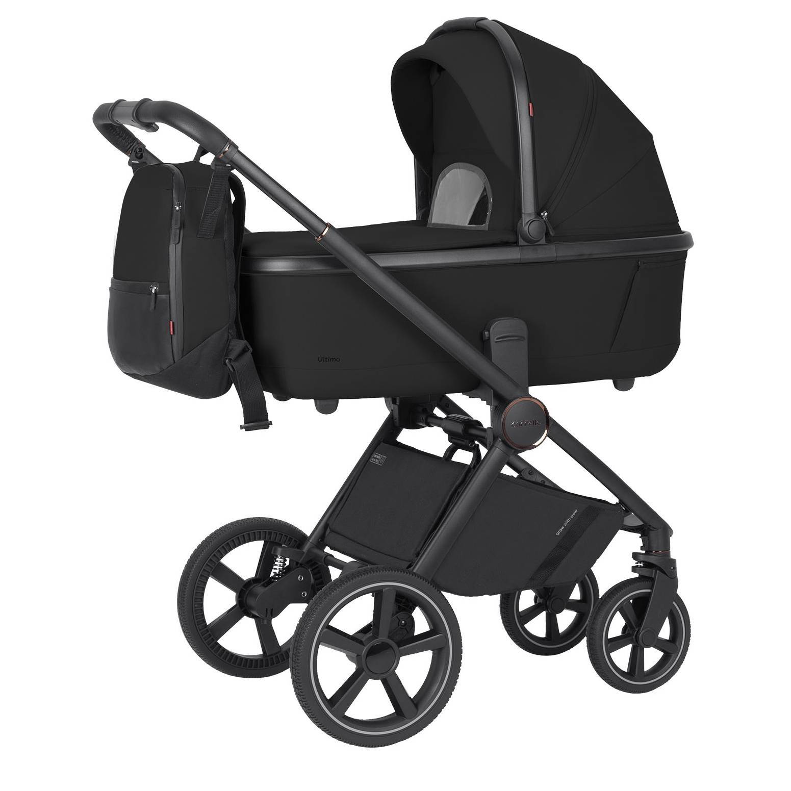 Коляска 2 в 1 Ultimo Carrello, чорна