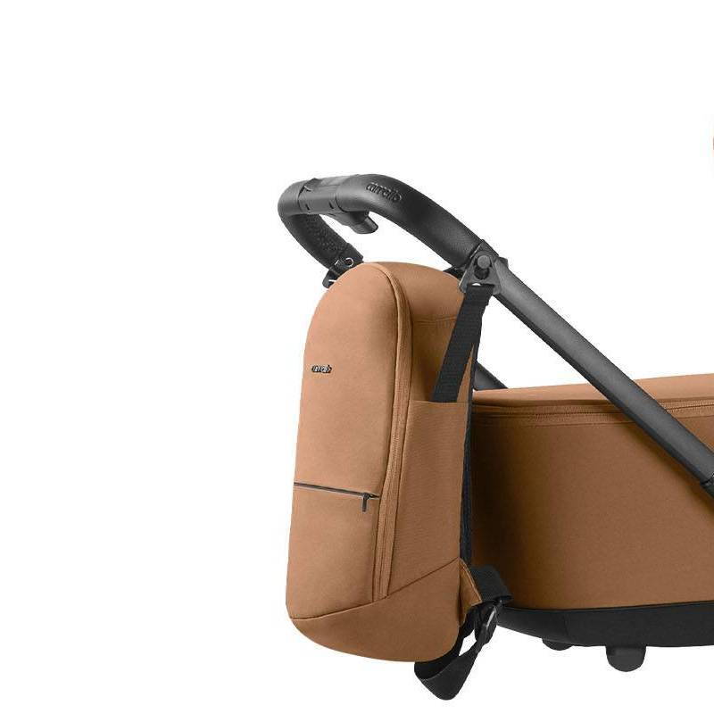 Коляска Alfa 2 в 1 Carrello бежева рюкзак