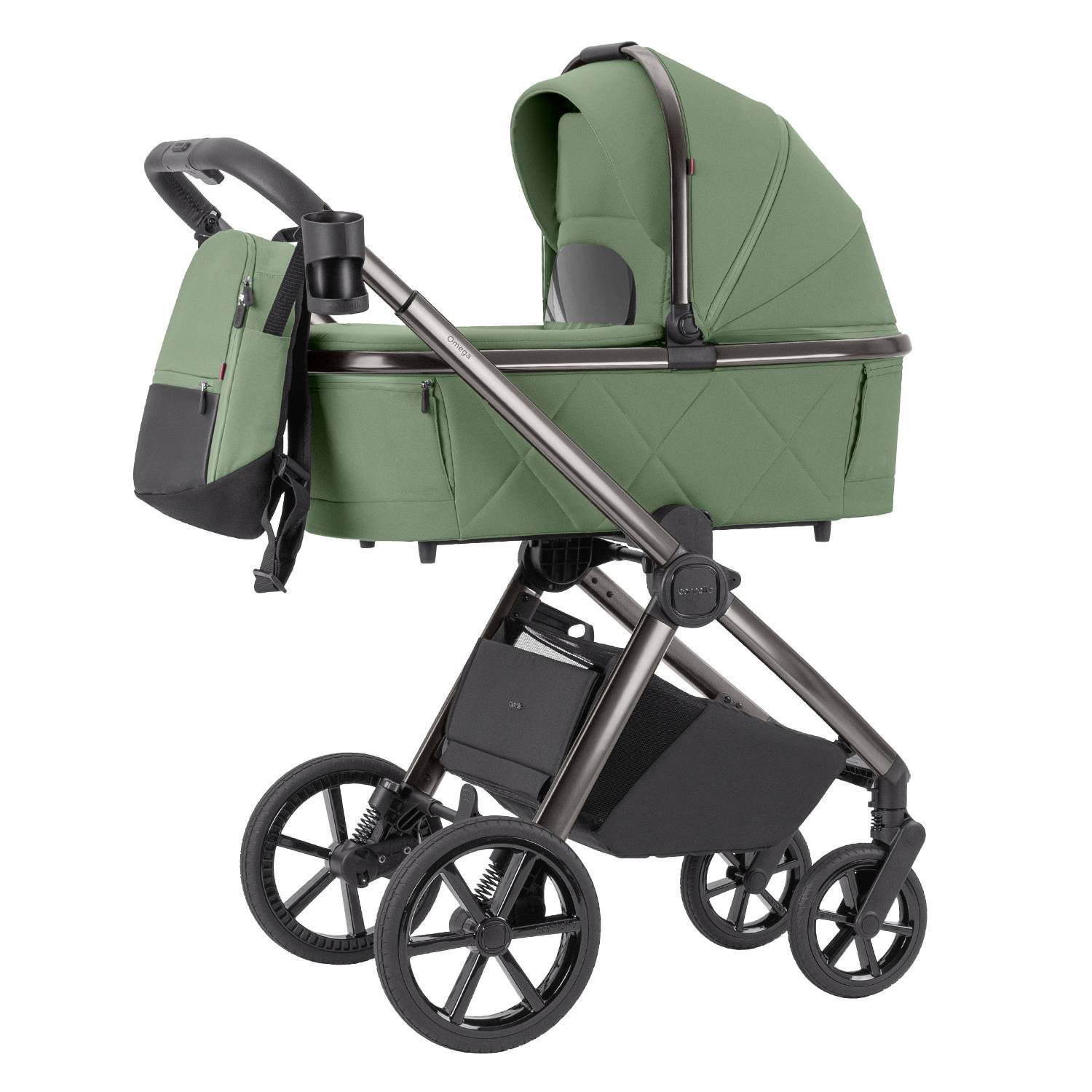 Коляска 2 в 1 Omega Carrello, зелена