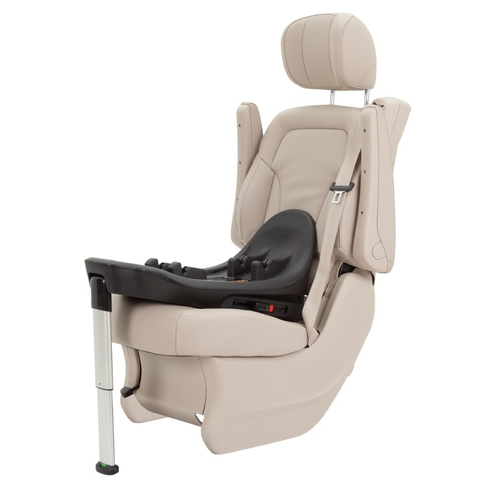 Автокресло Ammonite Carrello, черное базой Isofix без кресла сиденья переднего