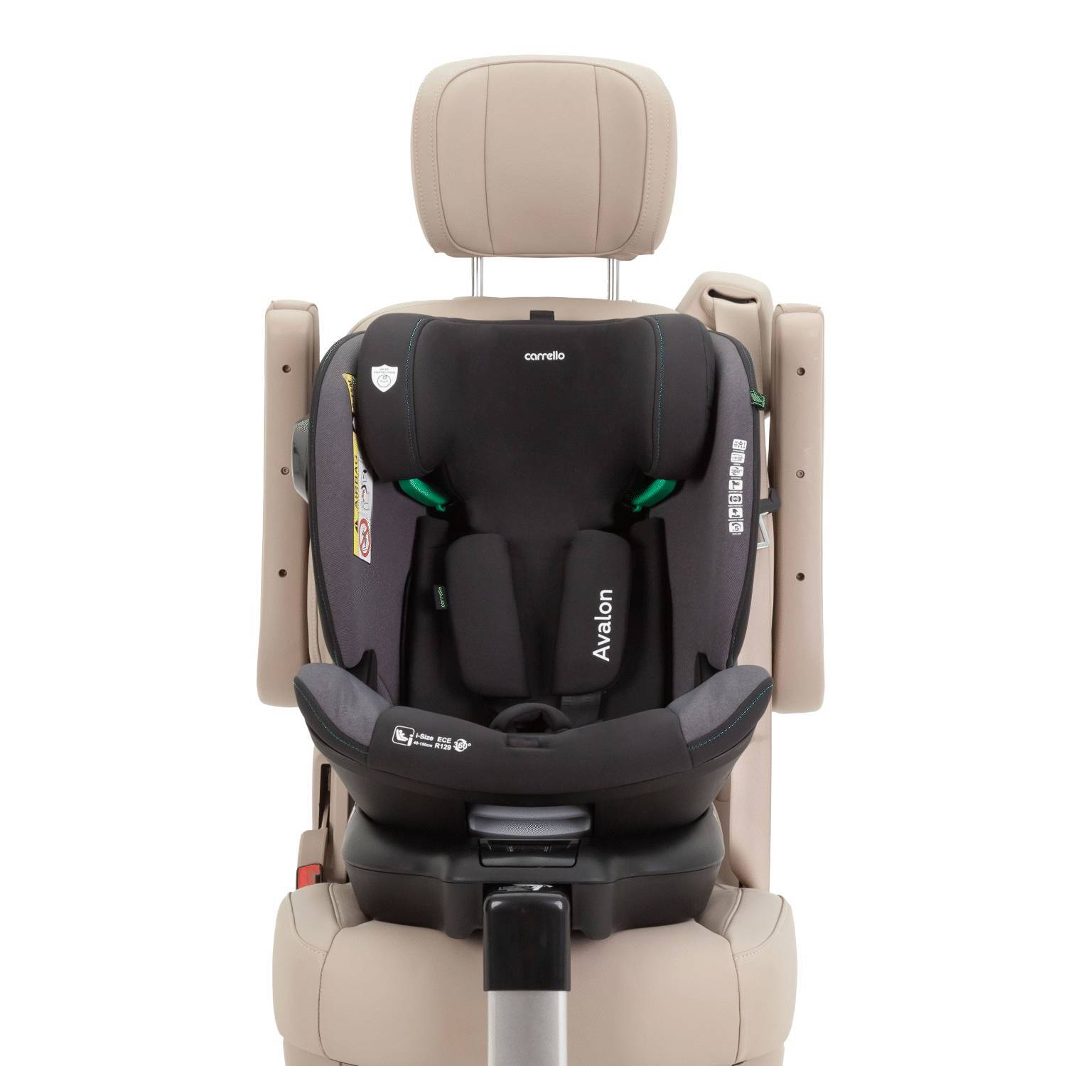 Автокрісло Avalon Carrello (40-150 см), чорне 12 міс