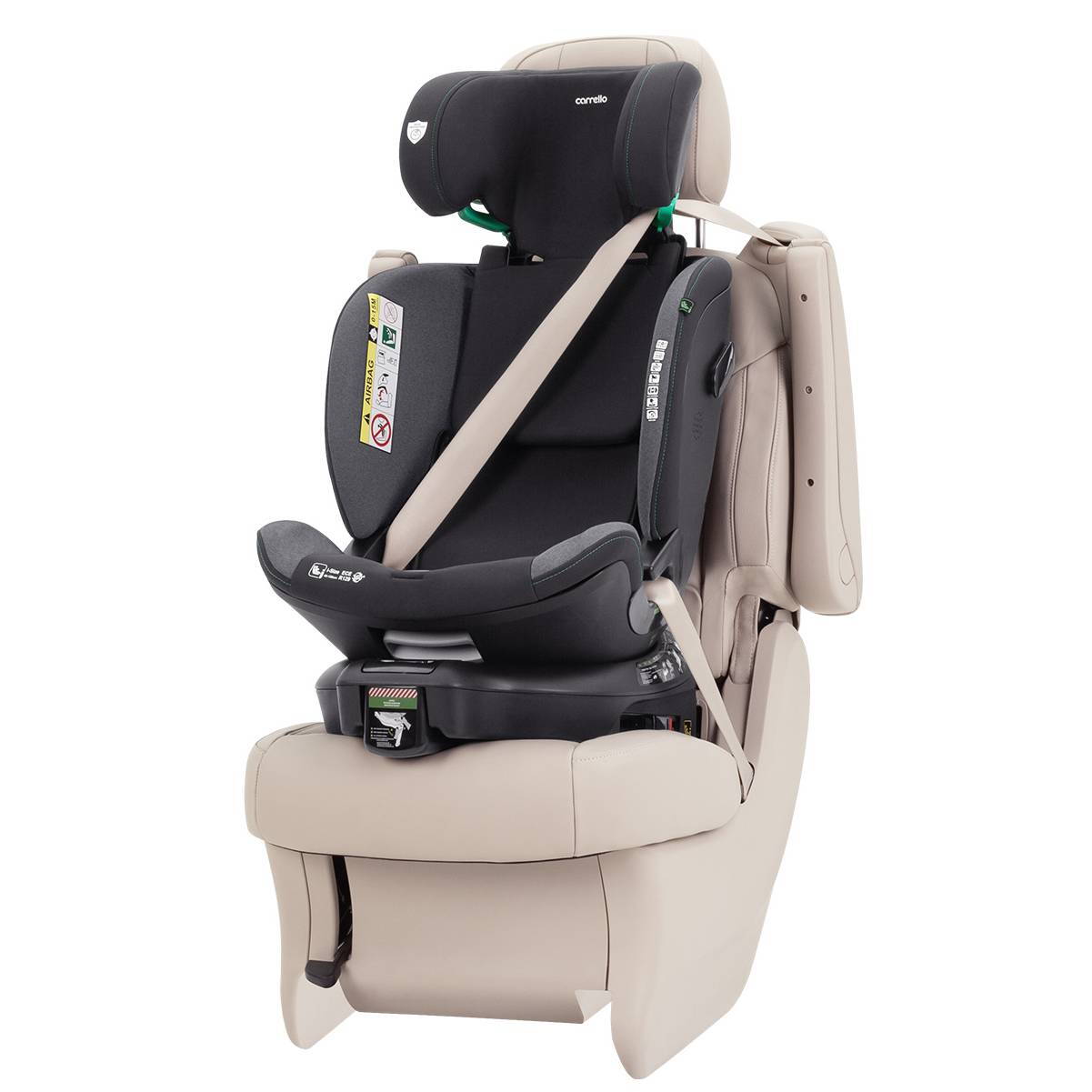 Автокрісло Avalon Carrello (40-150 см), чорне підліток