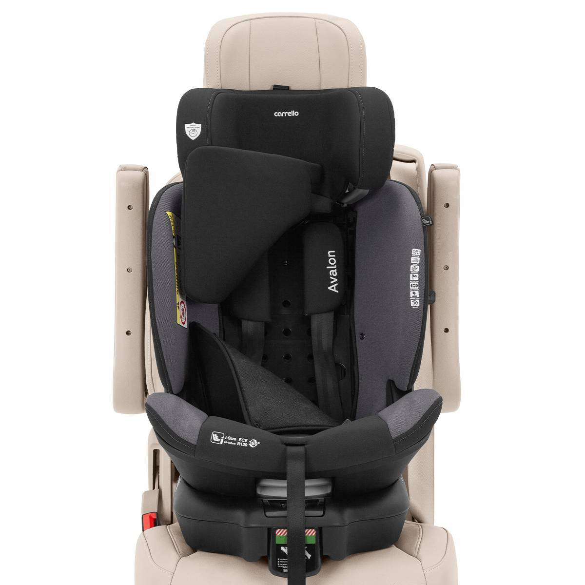 Автокрісло Avalon Carrello (40-150 см), чорне спинка