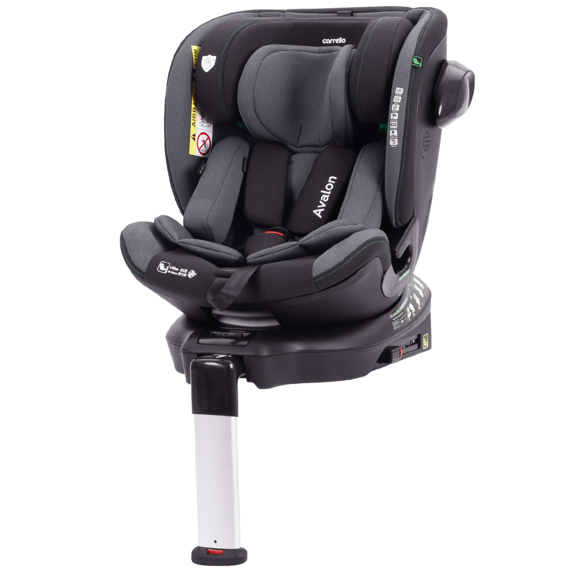 Автокрісло Avalon Carrello (40-150 см), сіре