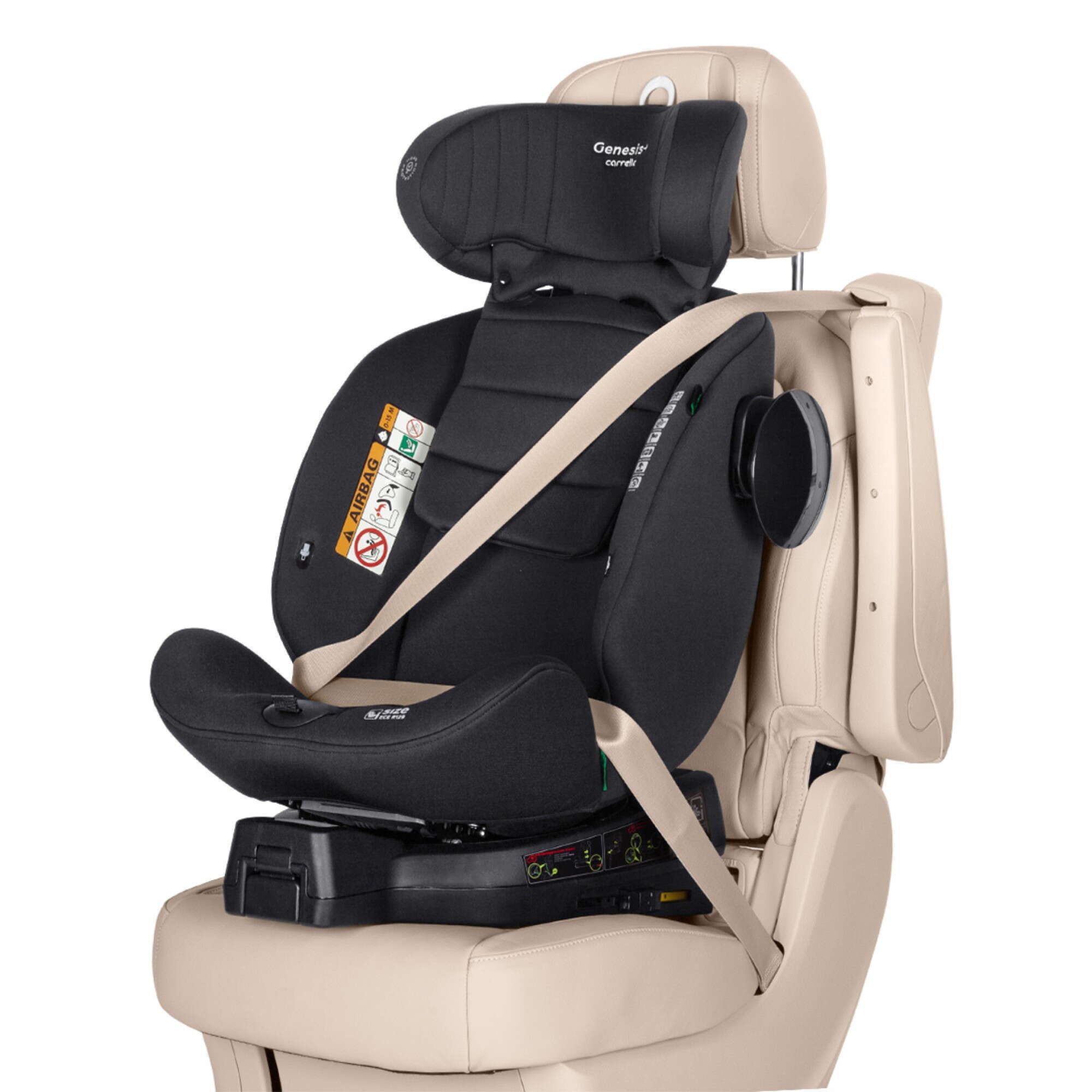 Автокрісло Genesis Carrello (40-150 см), чорне сидіння по ходу руху