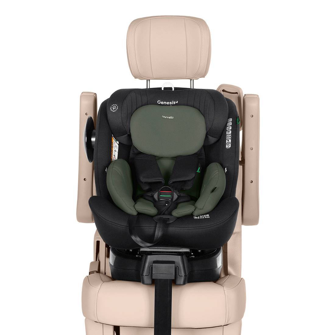 Автокрісло Genesis Carrello (40-150 см), зелене немовля