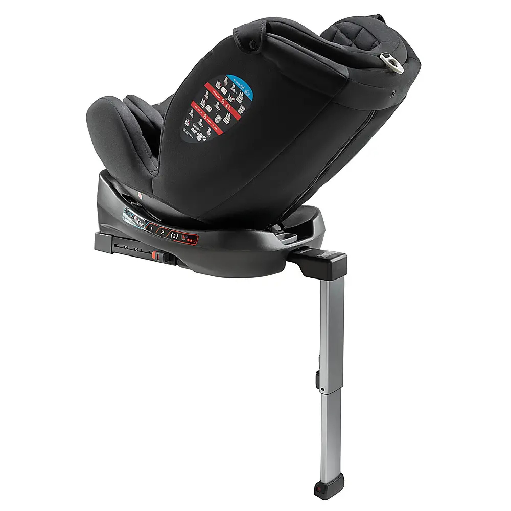 Автокрісло Joy 360 Bair (40-150 см), чорне проти ходу