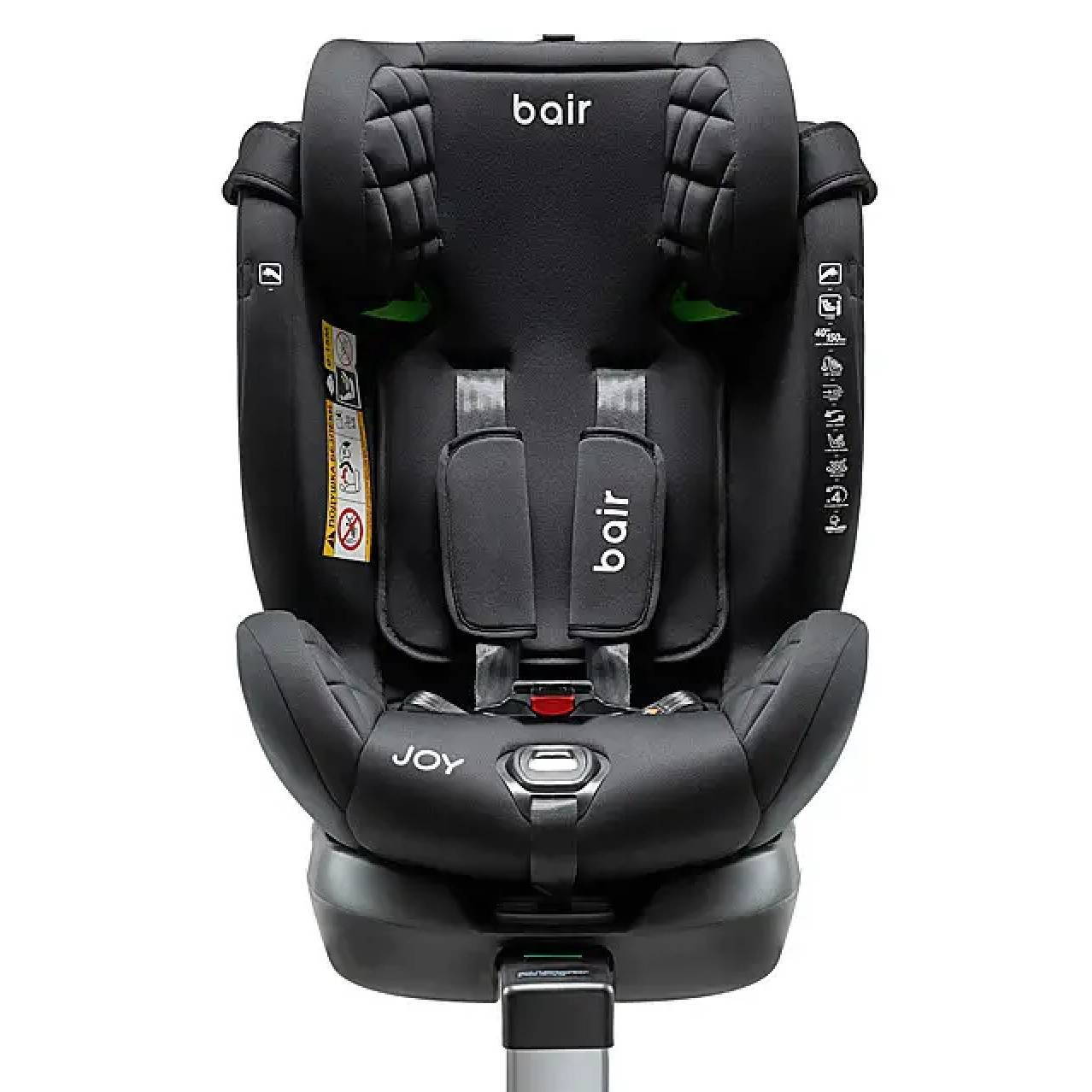 Автокрісло Joy 360 Bair (40-150 см), чорне від року деталі
