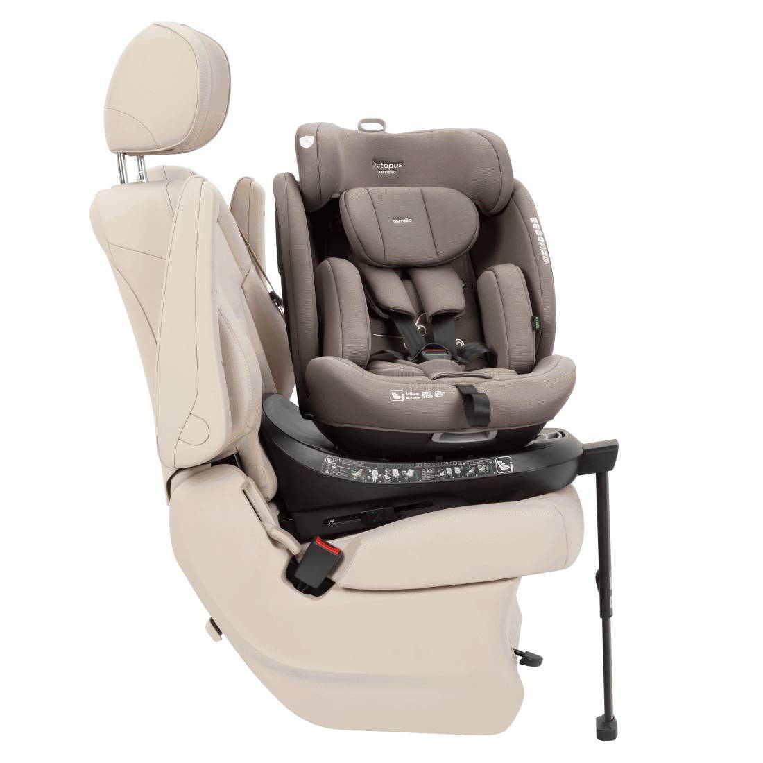 Автокрісло Octopus Carrello (40-150 см), бежеве бік