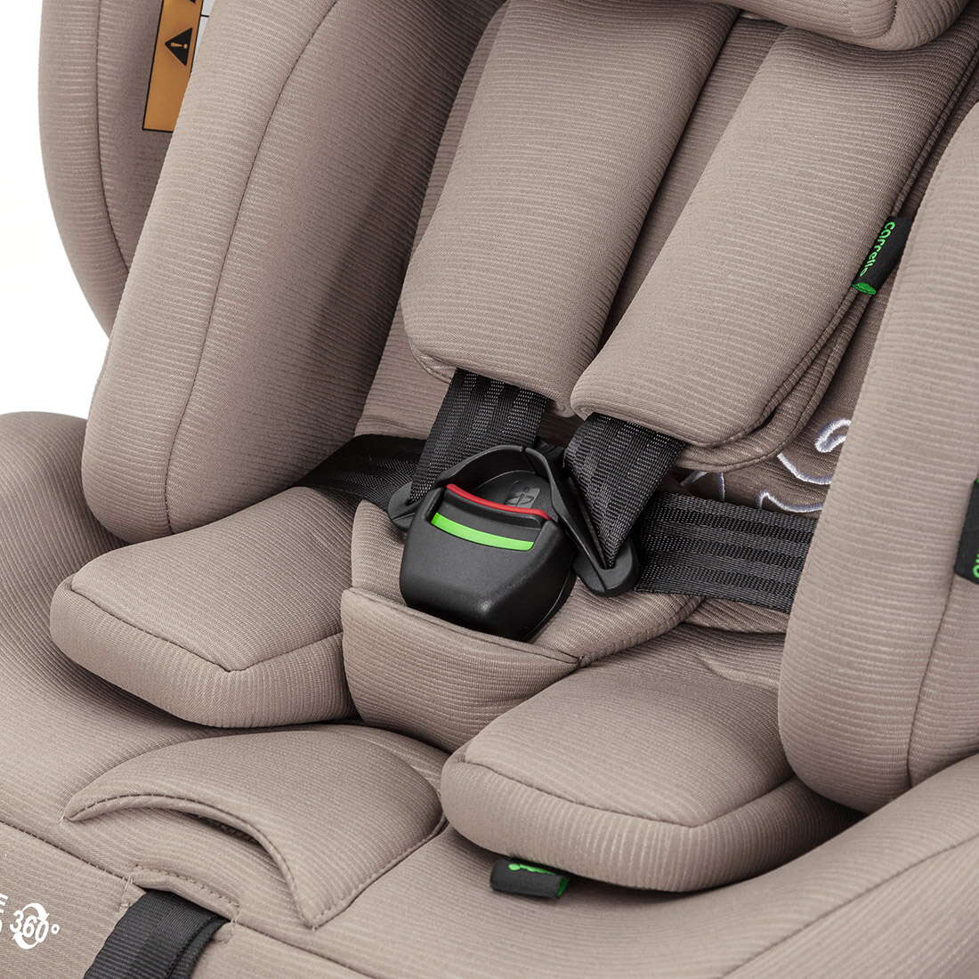 Автокрісло Octopus Carrello (40-150 см), бежеве ремені