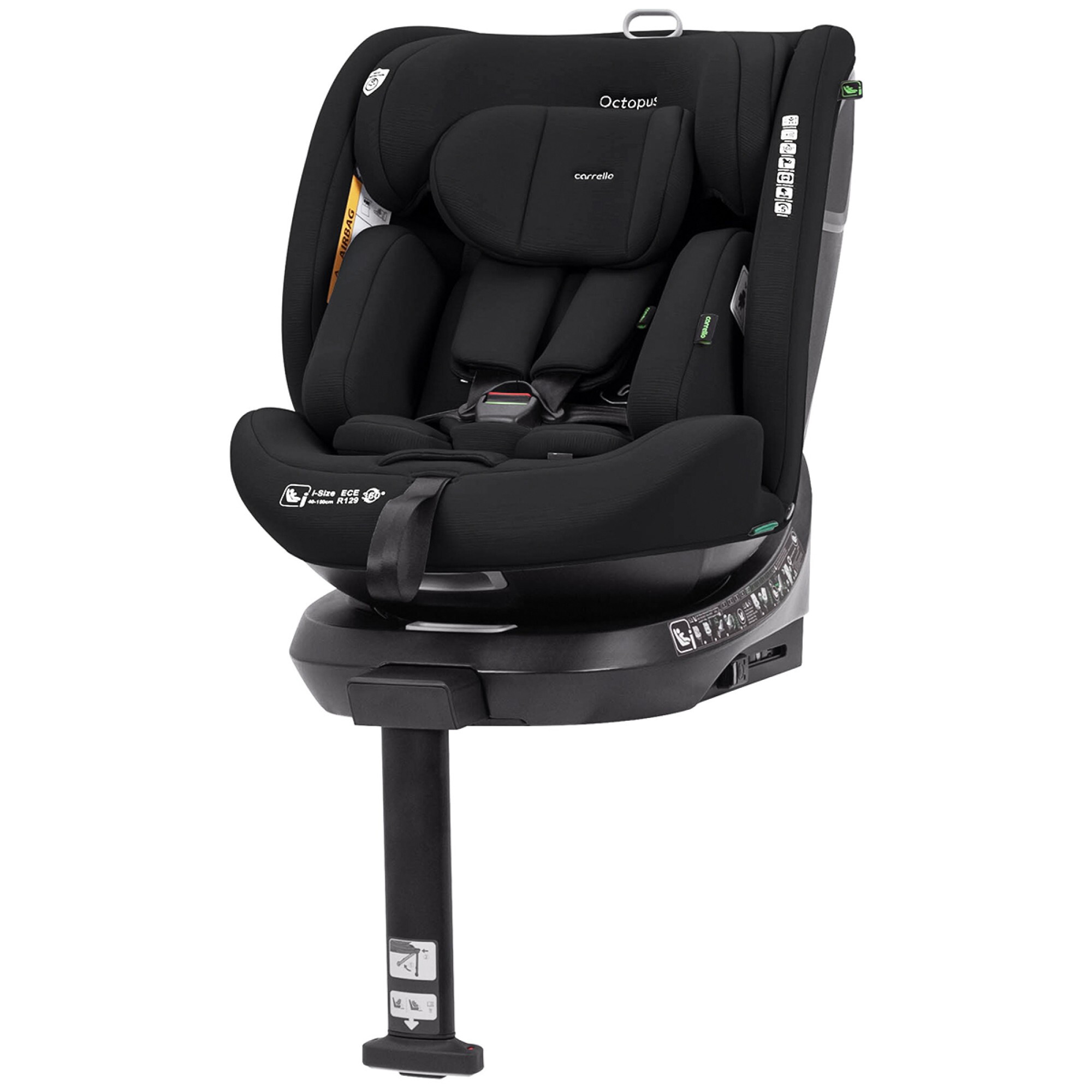 Автокрісло Octopus Carrello (40-150 см), чорне