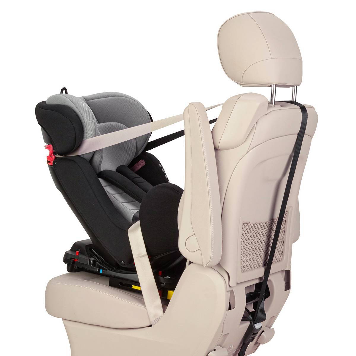 Автокрісло Quantum Carrello (40-150 см), чорне ремінь