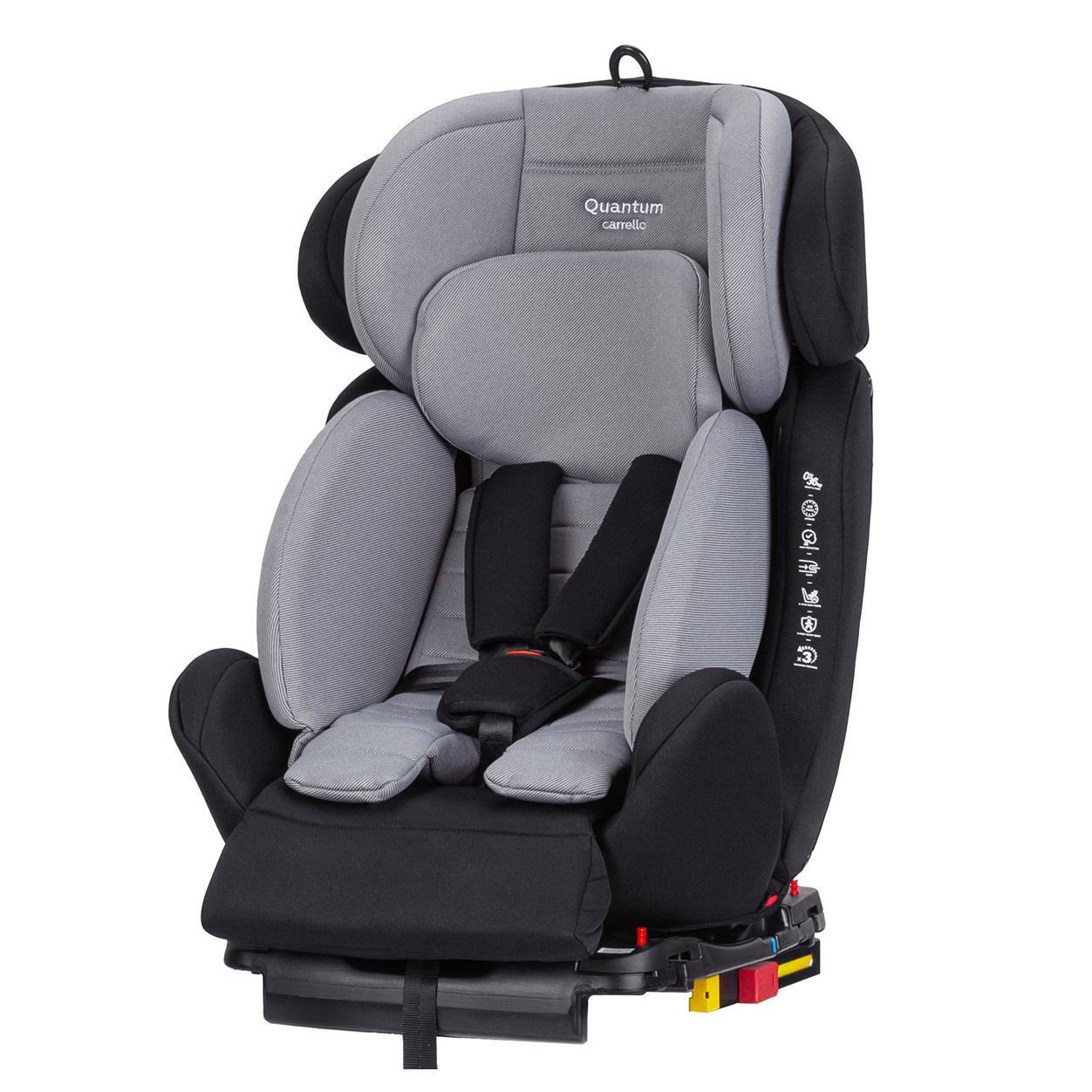 Автокрісло Quantum Carrello (40-150 см), світло сіре