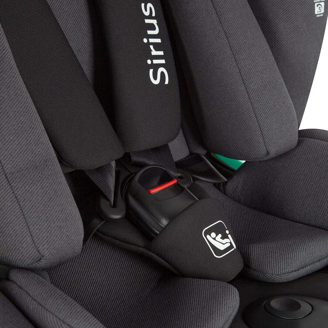 Автокрісло Sirius Carrello (40-150 см), сіре ремені безпеки