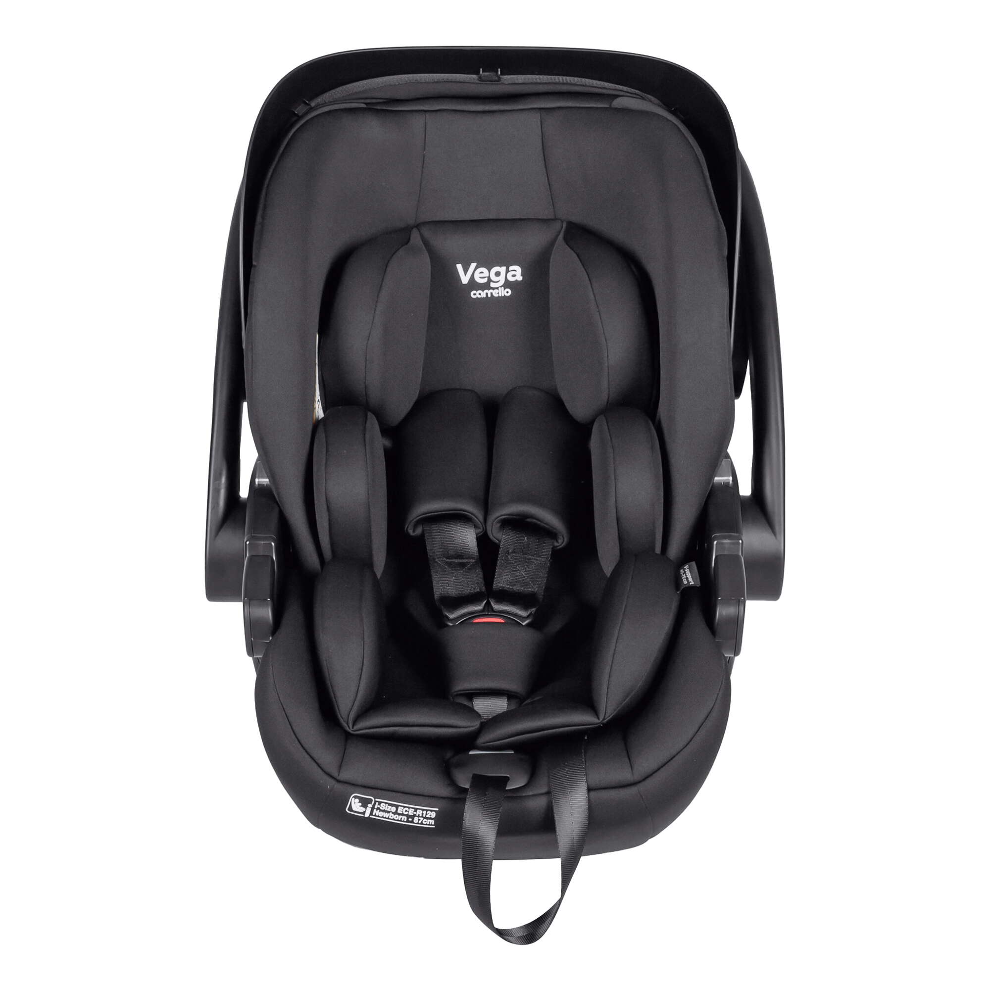 Автокрісло Vega Carrello, чорне прямо