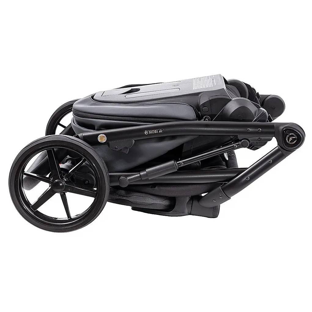 Коляска 2 в 1 Mobi Thermo Eco Adamex, графіт складена