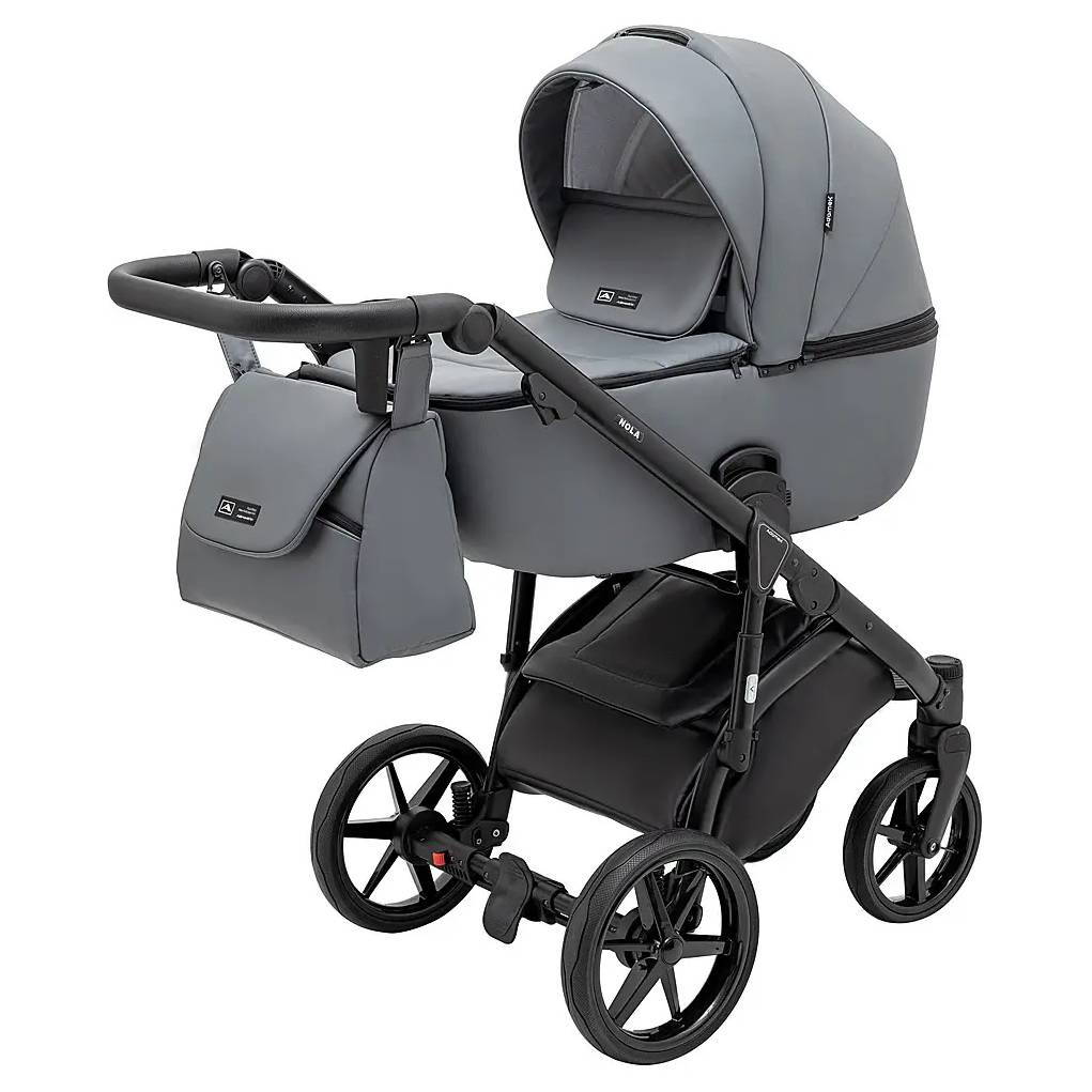 Коляска 2 в 1 Nola Eco Adamex, сіра