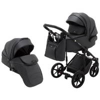 Коляска 2 в 1 Porto Light Eco Adamex, графит две