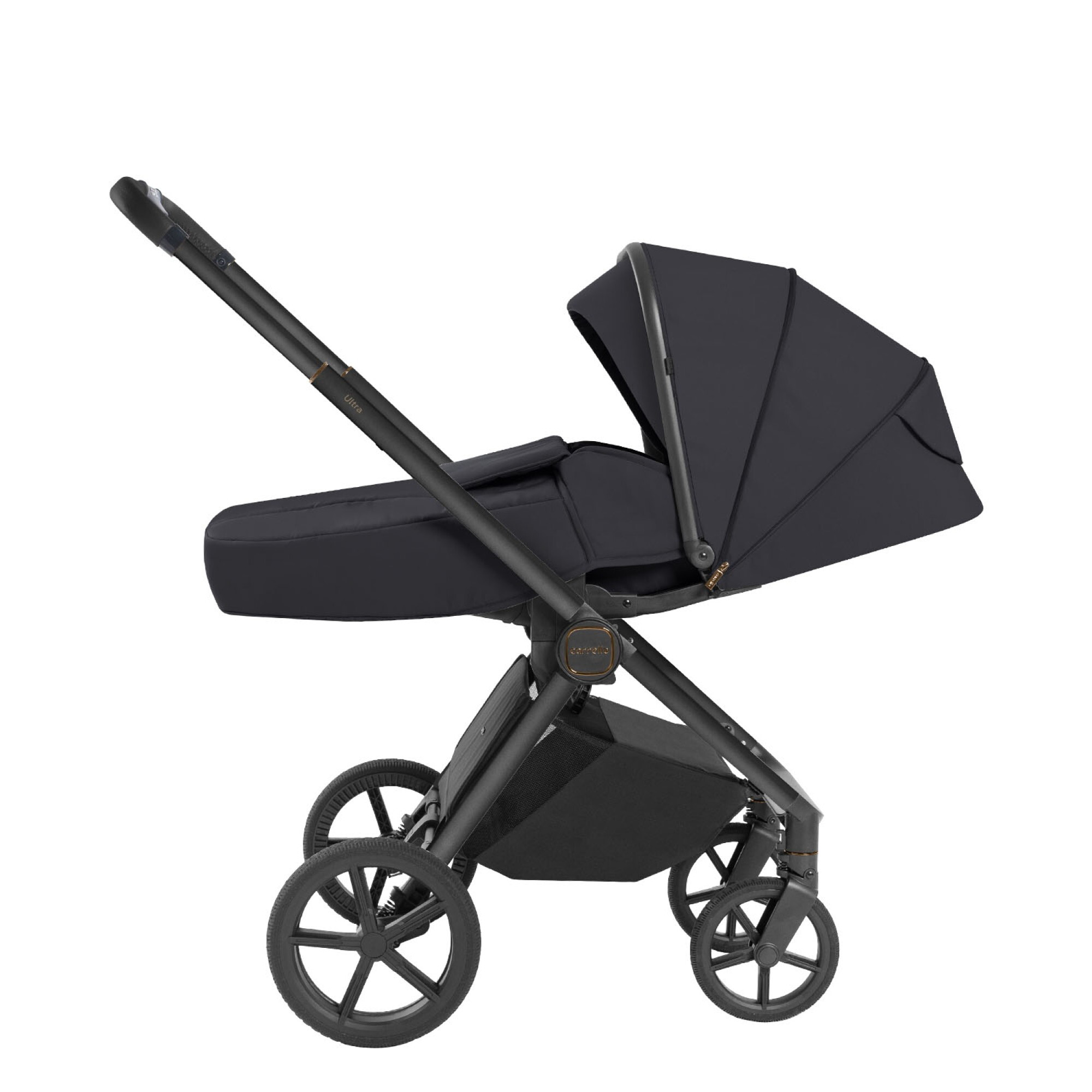 Коляска 2 в 1 Ultra Carrello, чорна чохол