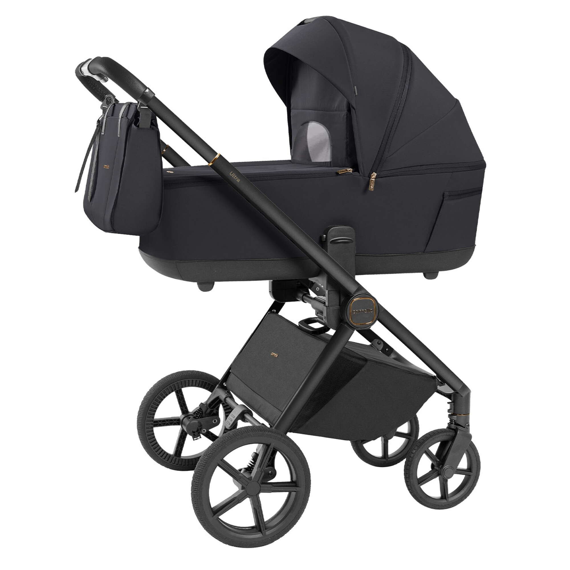 Коляска 2 в 1 Ultra Carrello, чорна