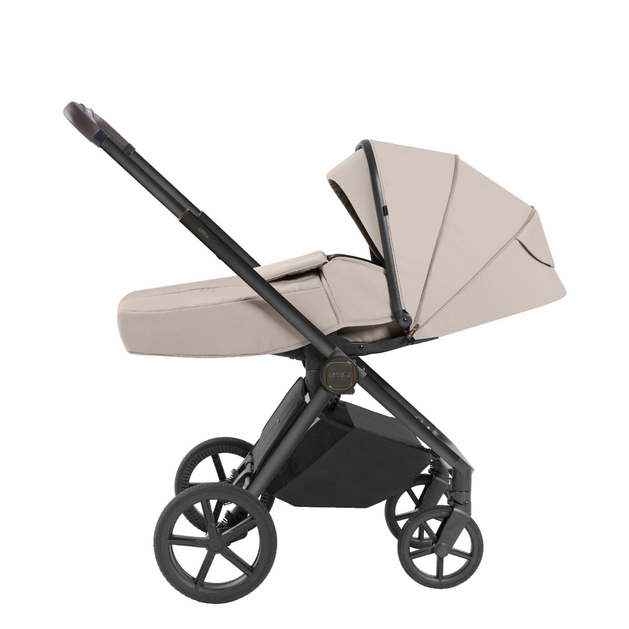 Коляска 2 в 1 Ultra Carrello, сіра чохол