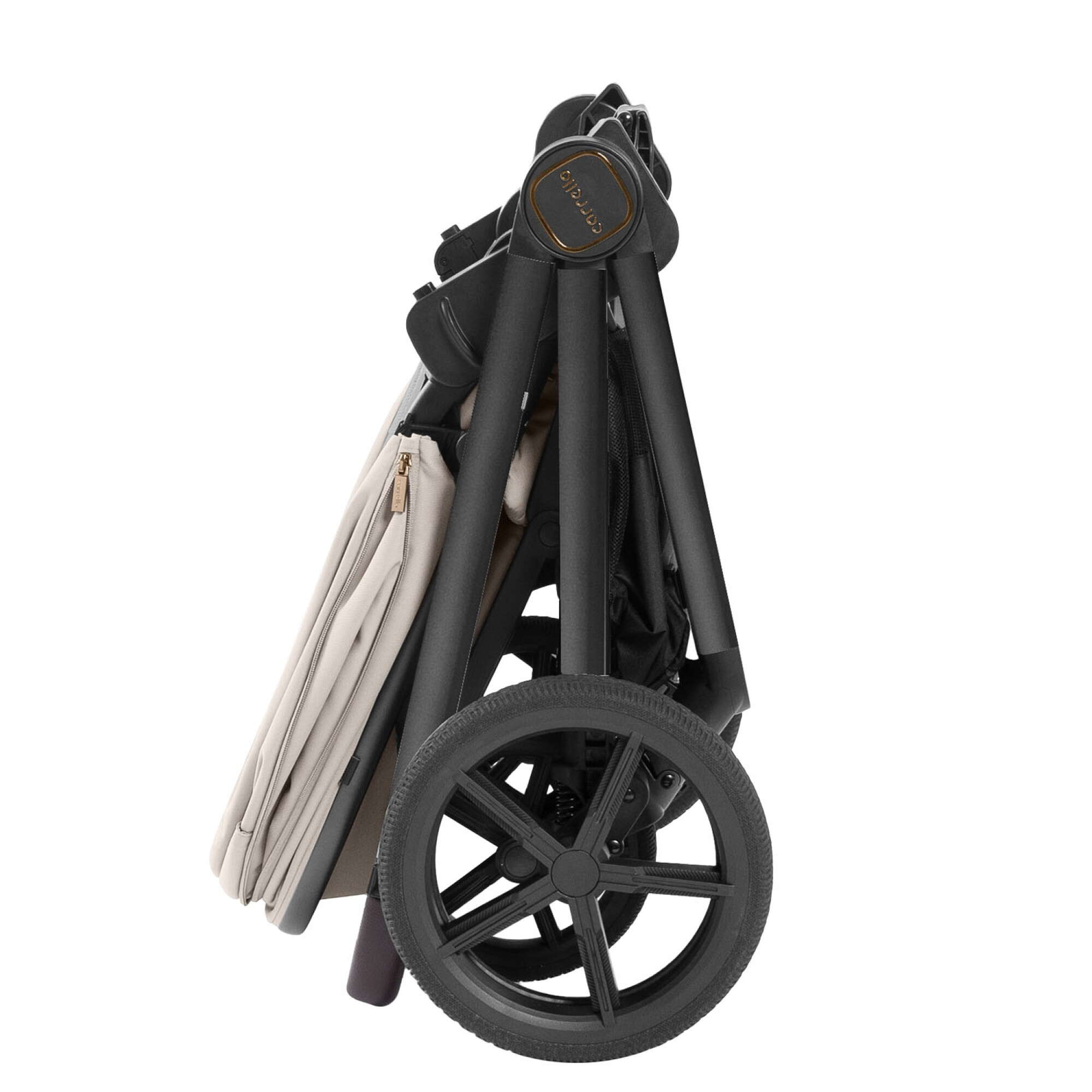 Коляска 2 в 1 Ultra Carrello, сіра складання