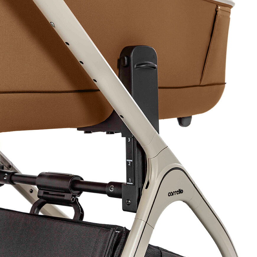 Коляска 2 в 1 Vector Carrello, бежева шасі три рівні
