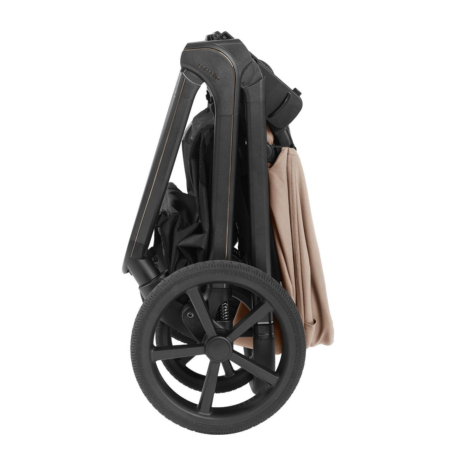 Коляска 2 в 1 Vector plus Carrello, бежева складена