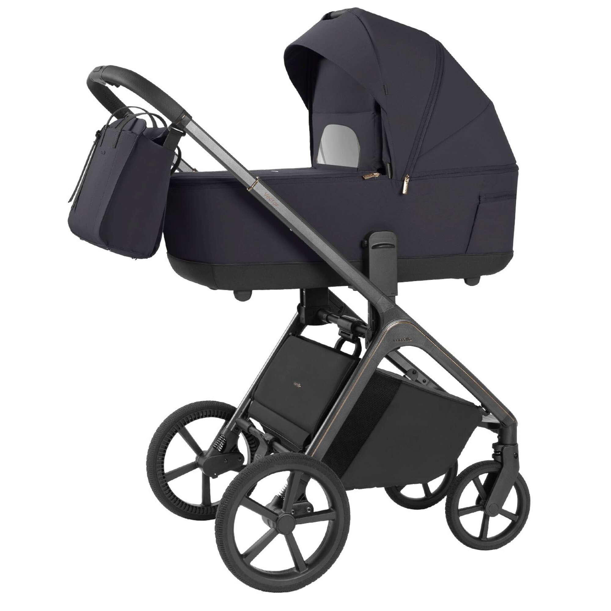 Коляска 2 в 1 Vector plus Carrello, чорна